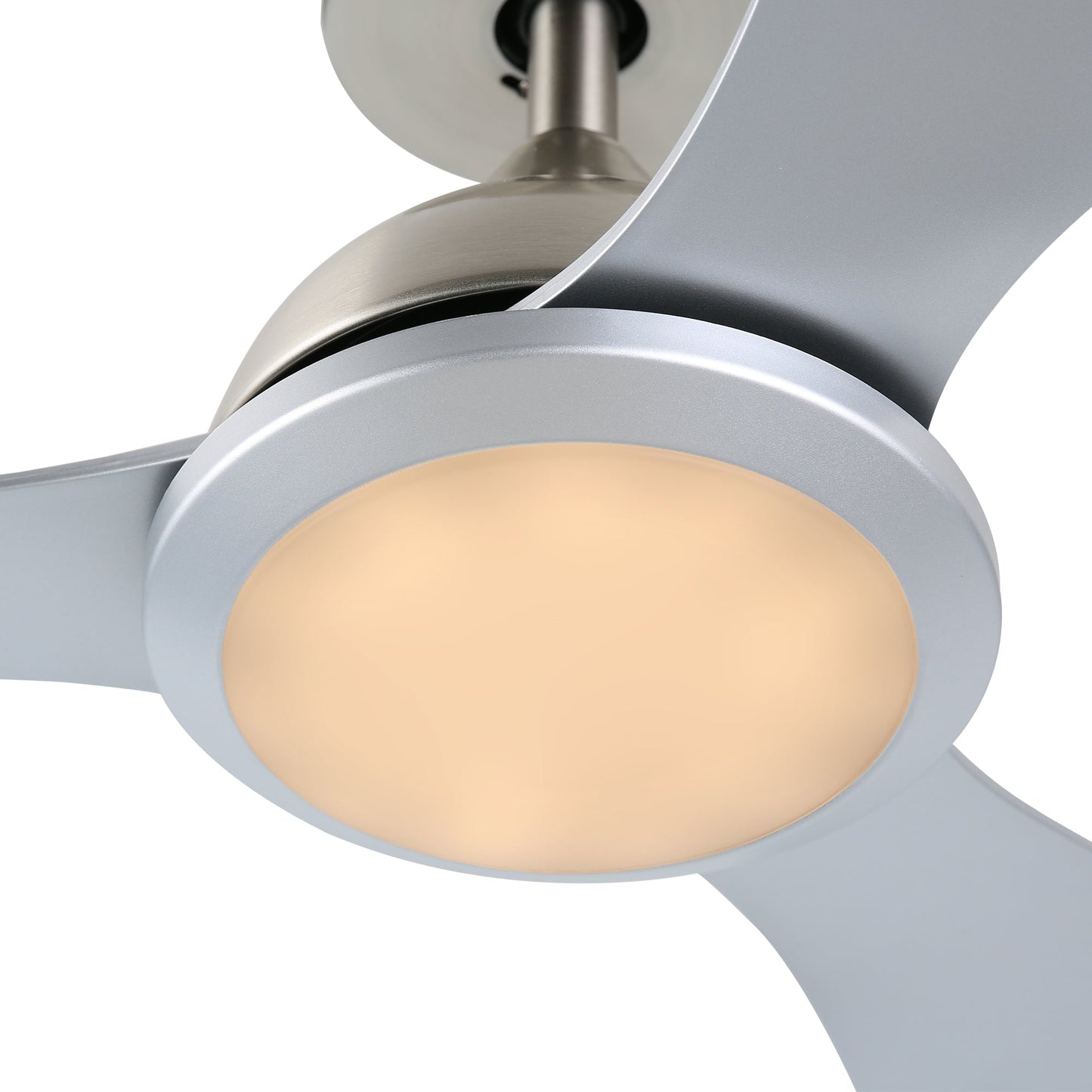 OVIOS 52‘’ Remote Control Ceiling Fan Reversible 3 Blades with LED Light and 6 Wind Speeds, DC Motor