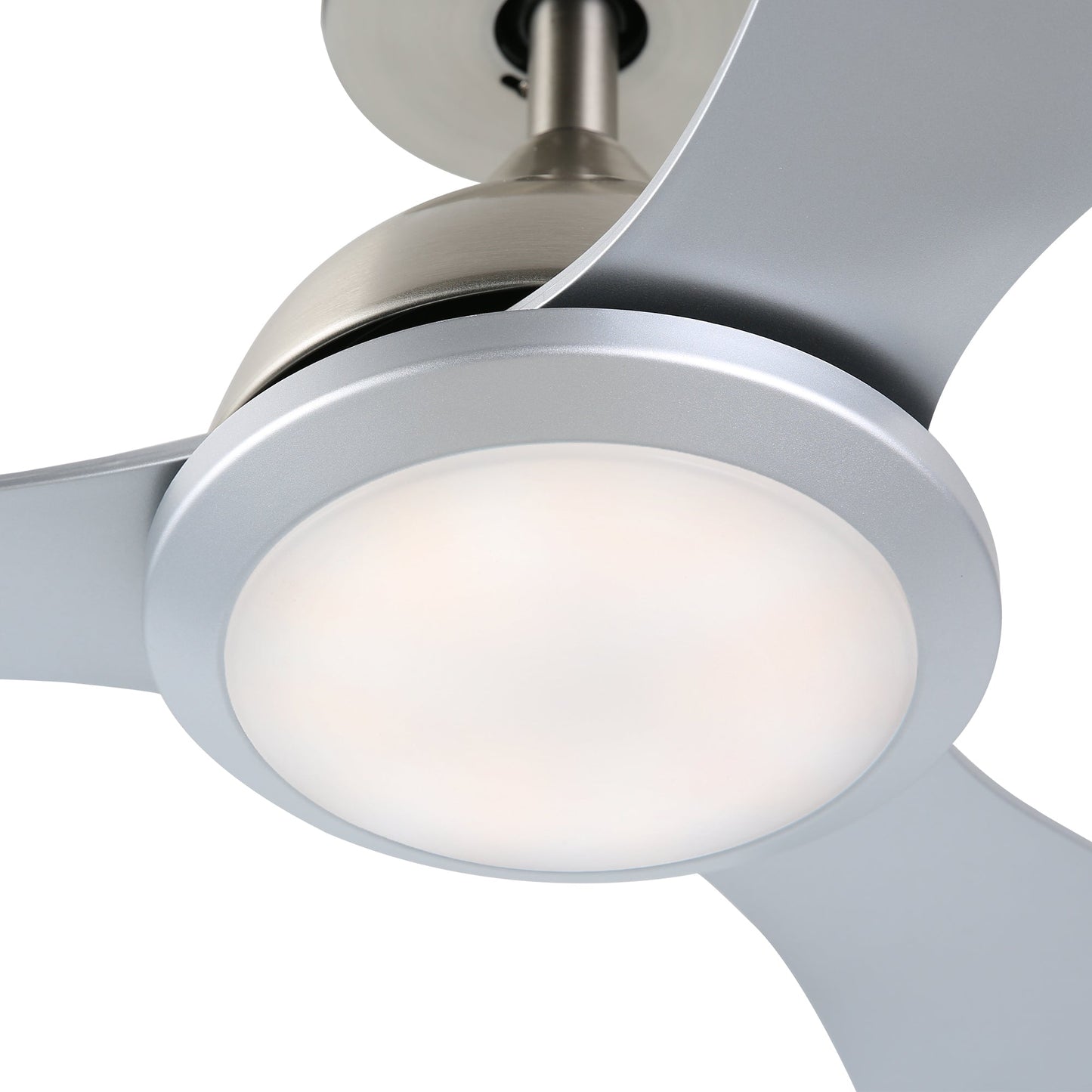 OVIOS 52‘’ Remote Control Ceiling Fan Reversible 3 Blades with LED Light and 6 Wind Speeds, DC Motor