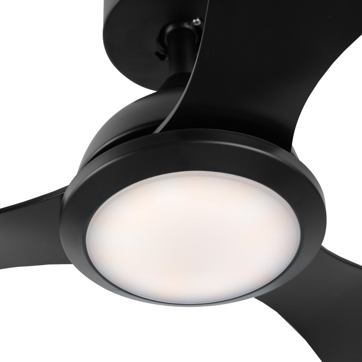 OVIOS 52‘’ Remote Control Ceiling Fan Reversible 3 Blades with LED Light and 6 Wind Speeds, DC Motor