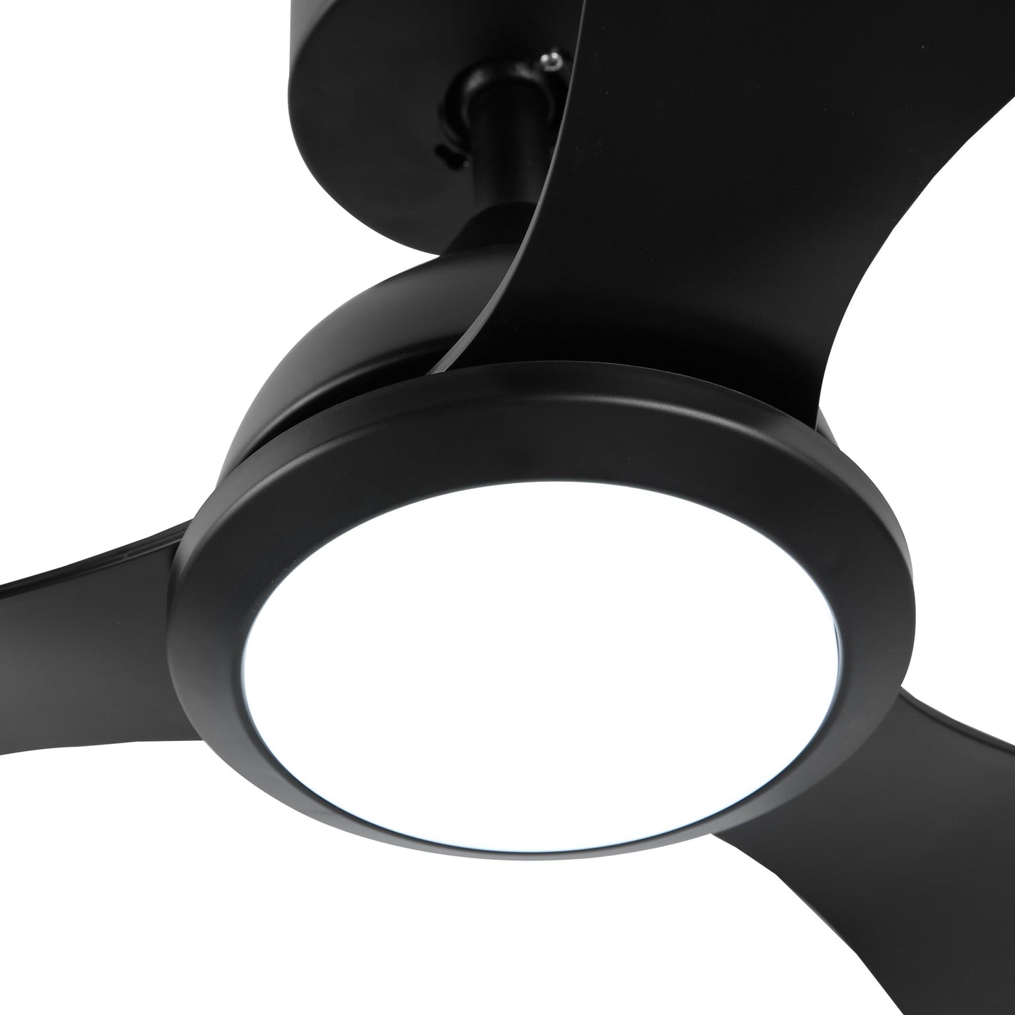 OVIOS 52‘’ Remote Control Ceiling Fan Reversible 3 Blades with LED Light and 6 Wind Speeds, DC Motor