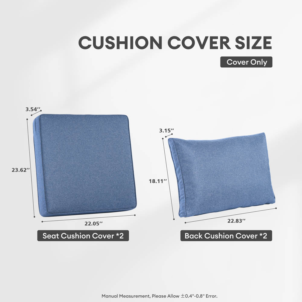 OVIOS New Vultros Series Replacement Seat, Back Cushion Cover(Refer to the Dimension in Description,Only cover)