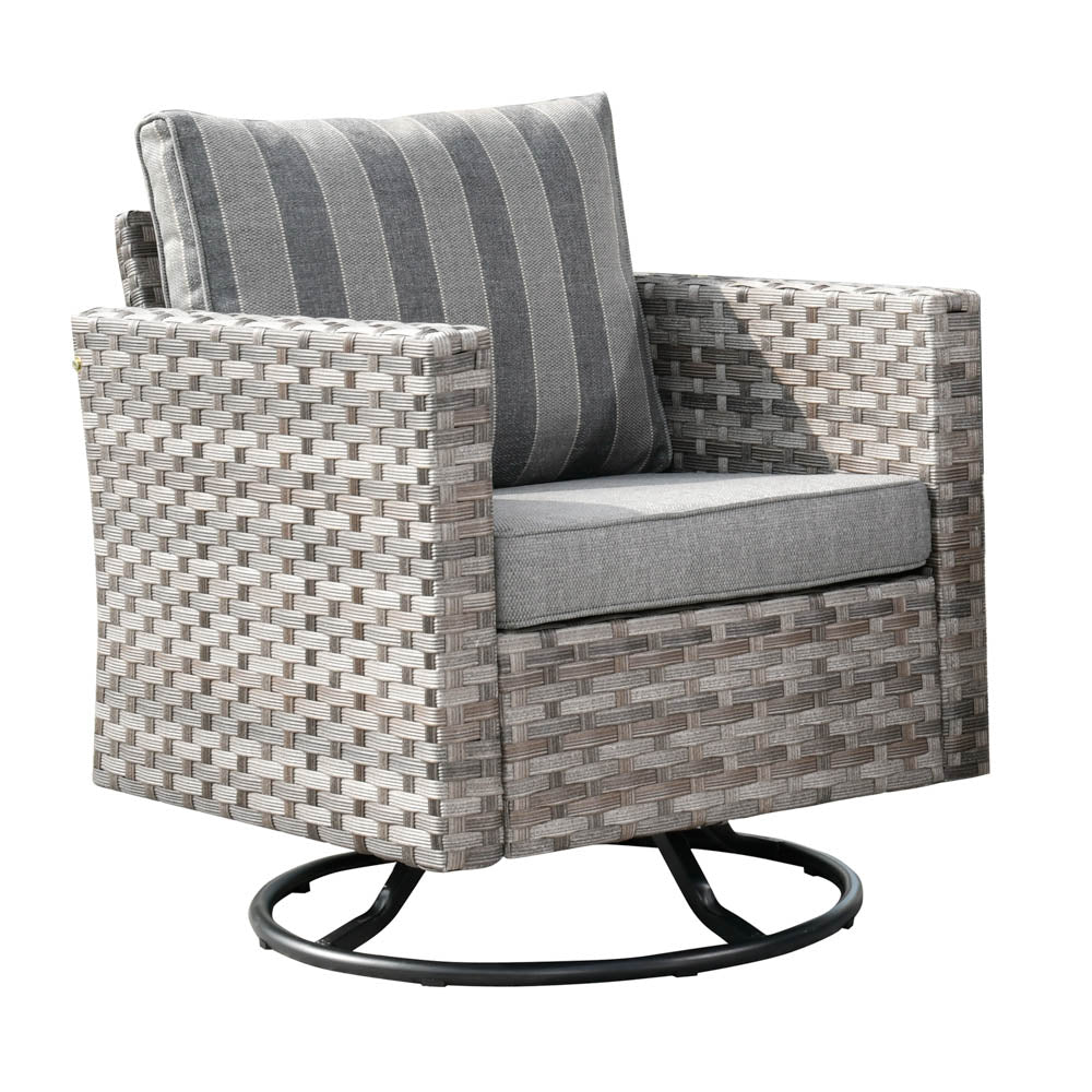 OVIOS Rocking Chair Outdoor Table and Chairs matching BBR broad handrails series