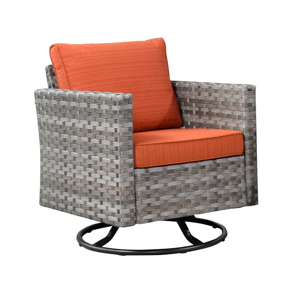 OVIOS Rocking Chair Outdoor Table and Chairs matching BBR broad handrails series