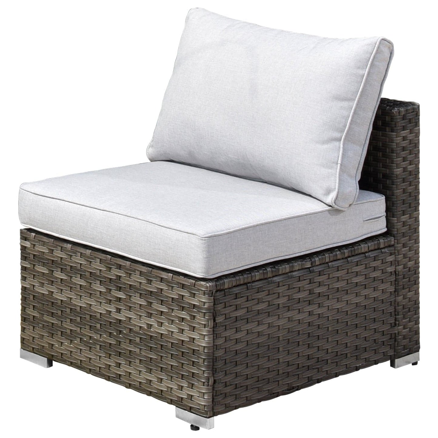 OVIOS Outdoor Sectional Furniture 9-Piece with Cushions and Table