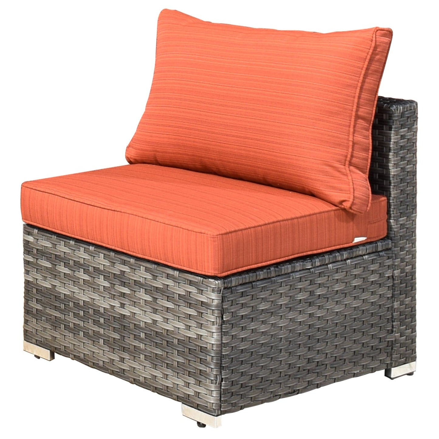 OVIOS Outdoor Sectional Furniture 9-Piece with Cushions and Table