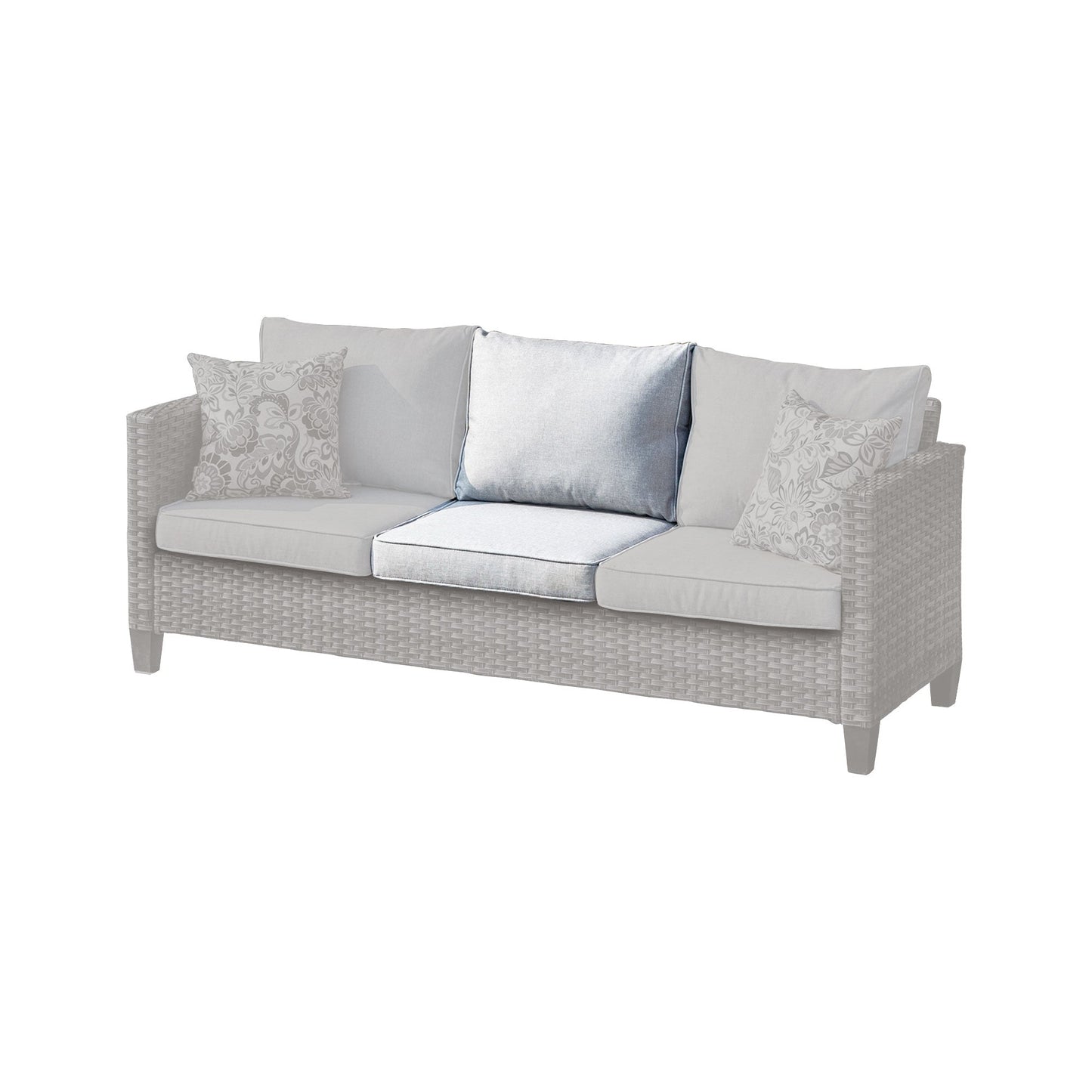 OVIOS Vultros Series Replacement Seat, Back, Ottoman Cushion (Refer to the Dimension in Description)