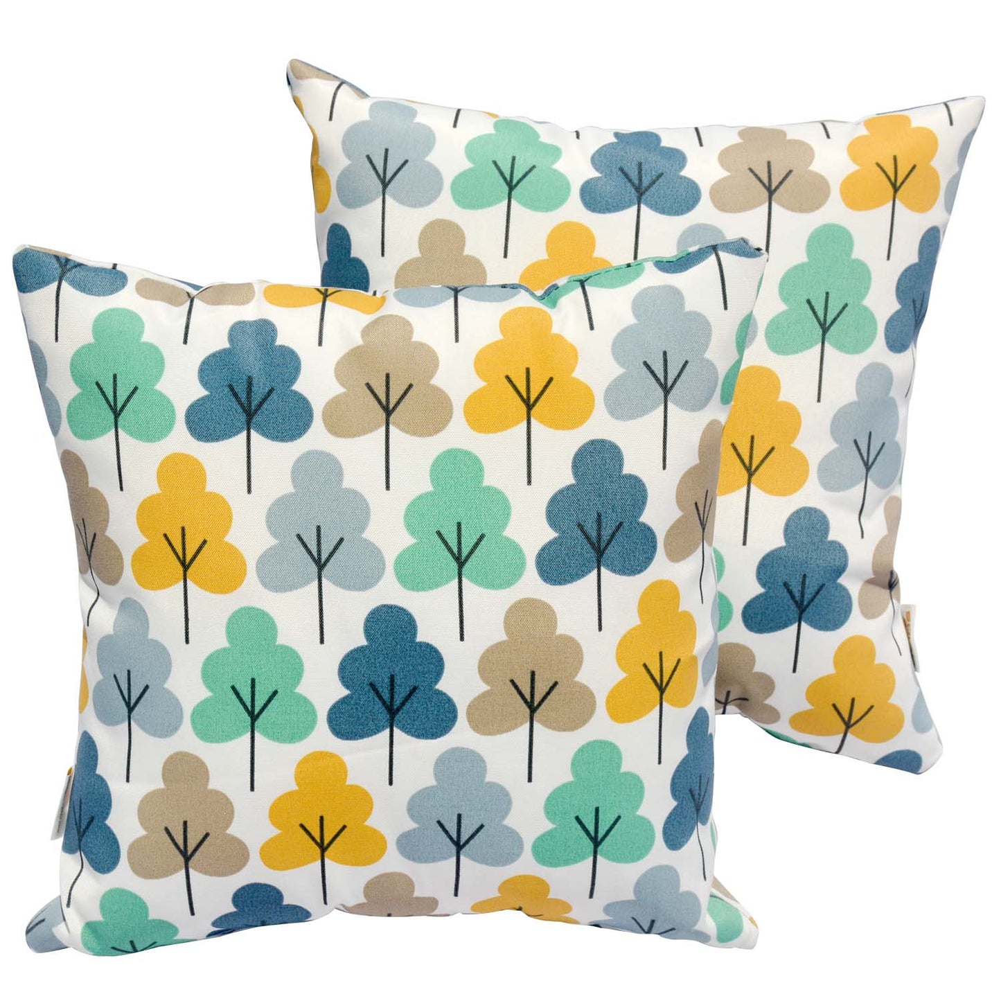 OVIOS 17'' x 17'' Waterproof Square Throw Pillow Cover & Insert (Set of 2)