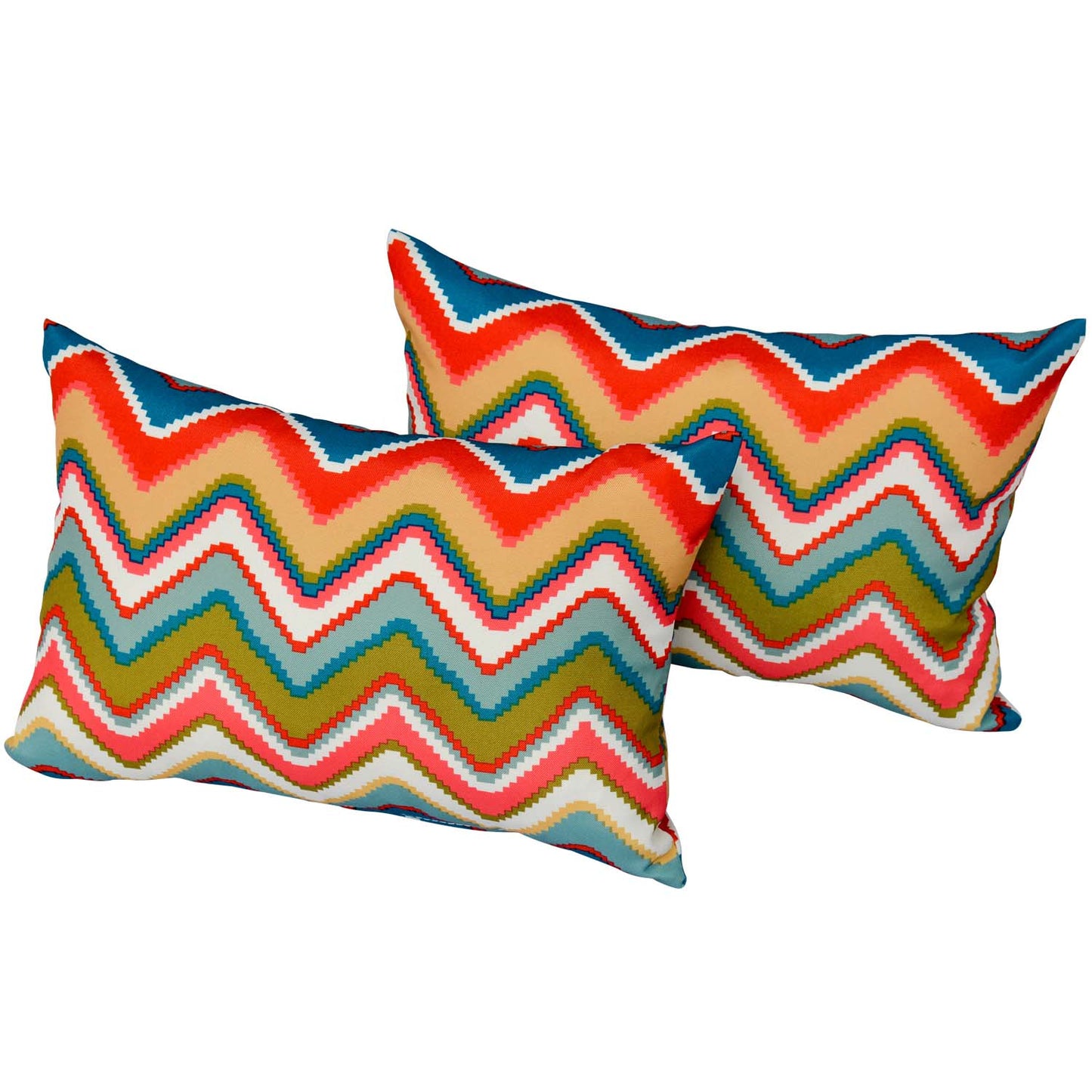 OVIOS 17.7'' x 11.8'' Rectangular Pillow Cover & Insert (Set of 2)
