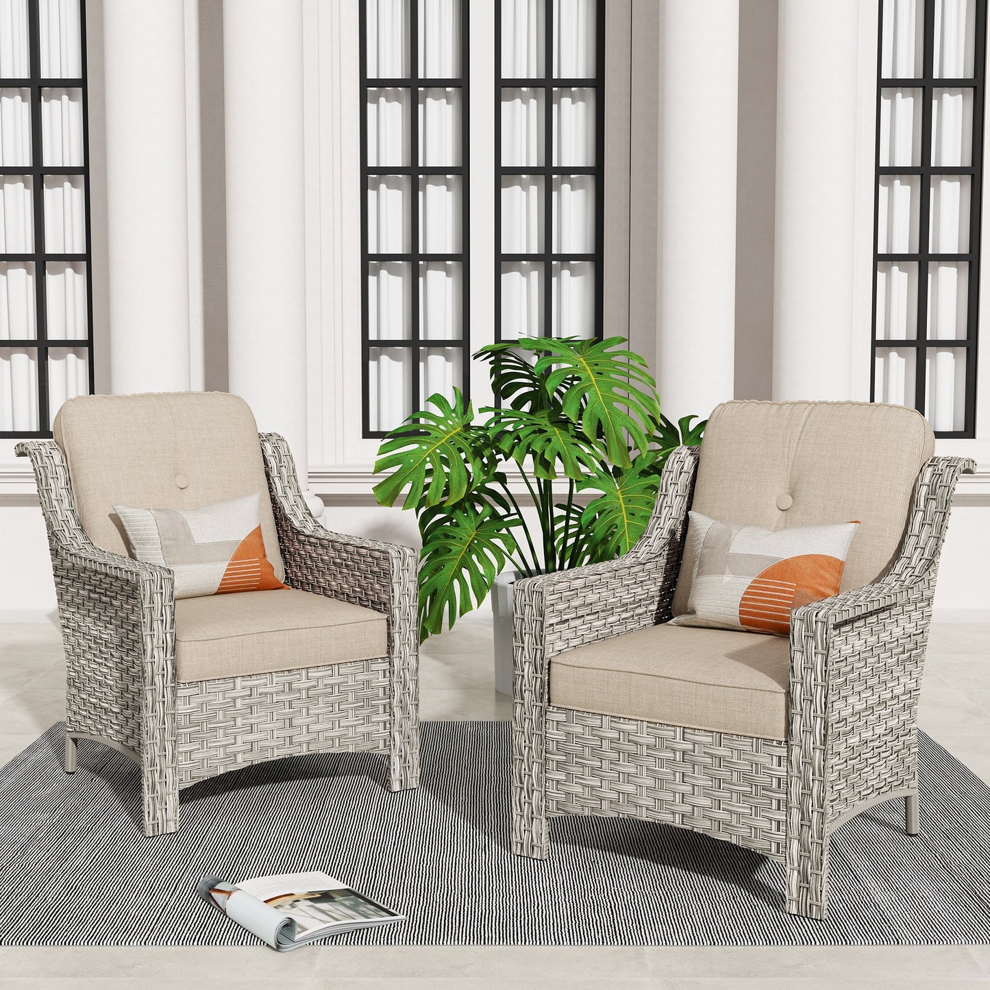 OVIOS Outdoor Single Chair * 2,PAD Series