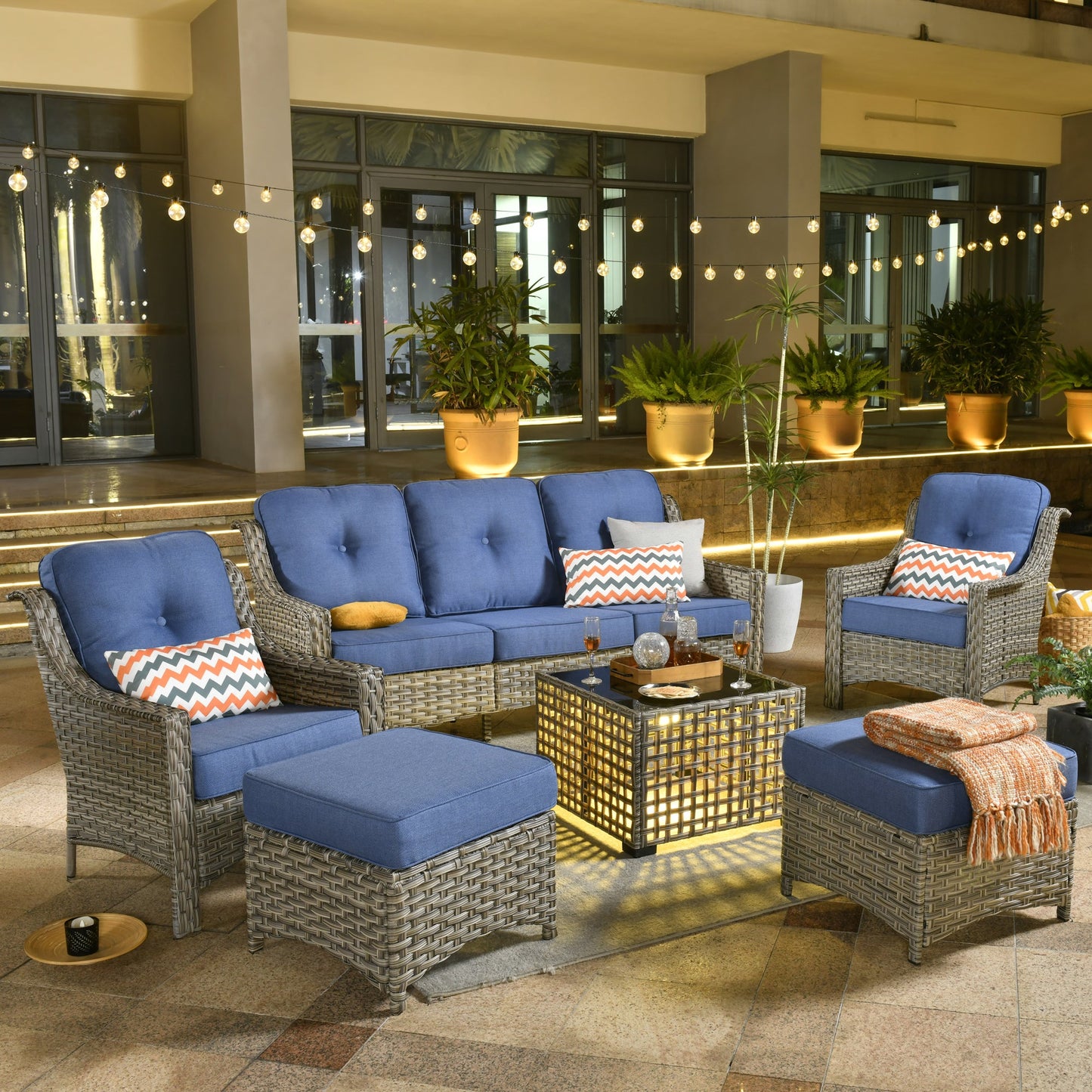 Ovios Conversation Set 6-Piece PAD Series