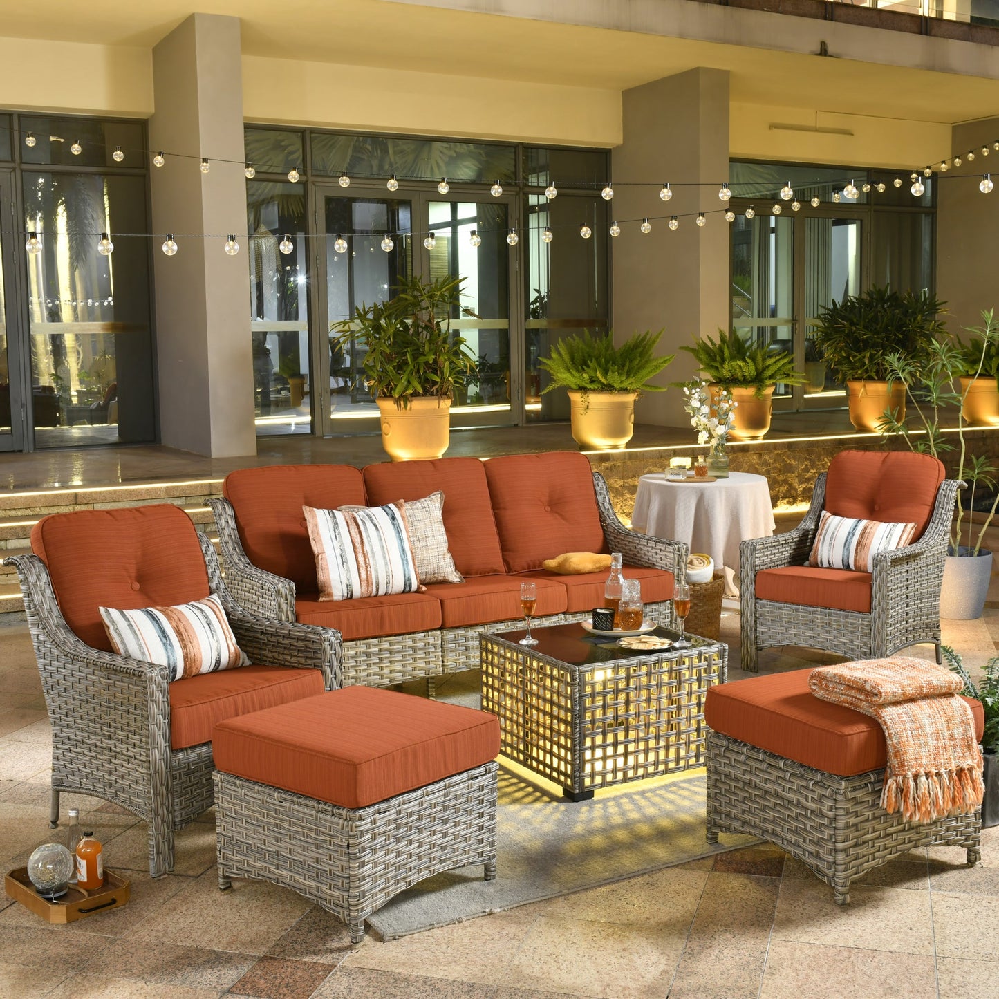 Ovios Conversation Set 6-Piece PAD Series