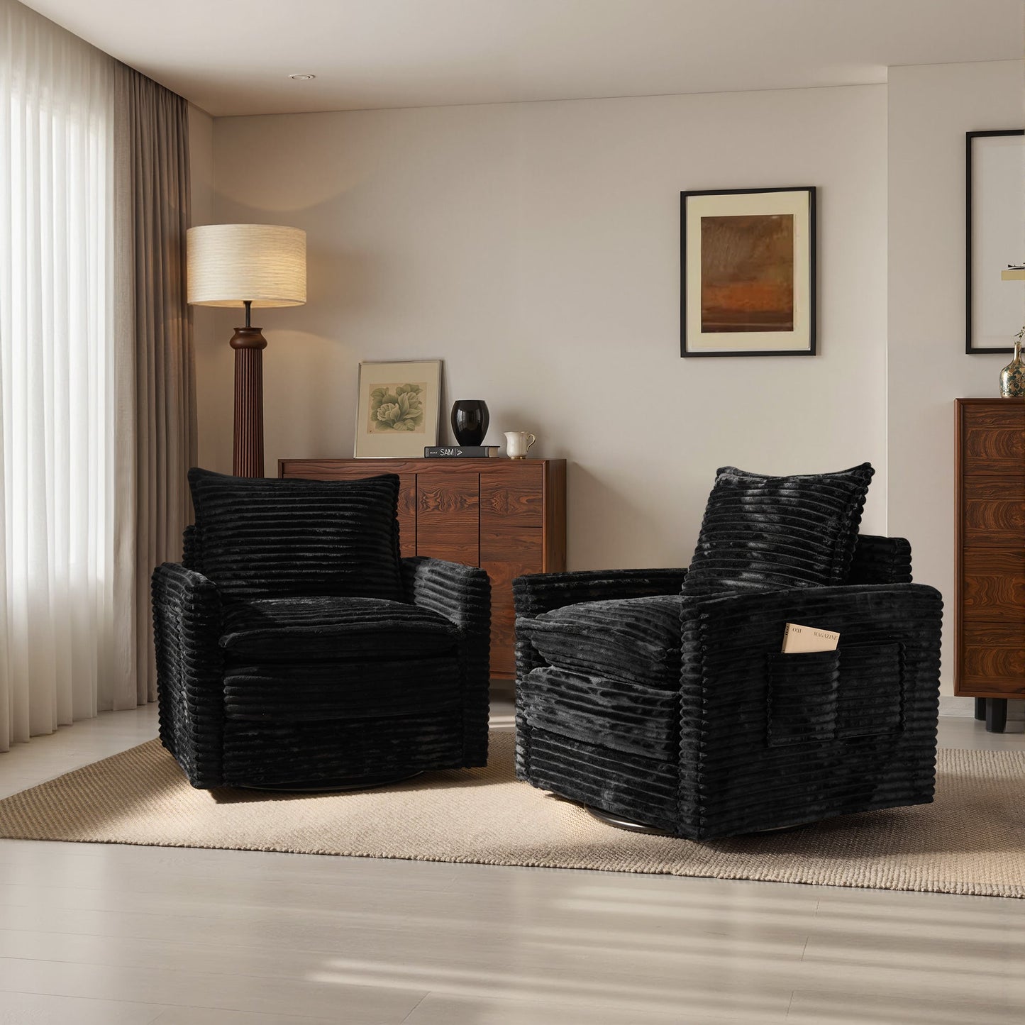 OVIOS Modular Sectional Sofa Couch with Oversized Chaise
