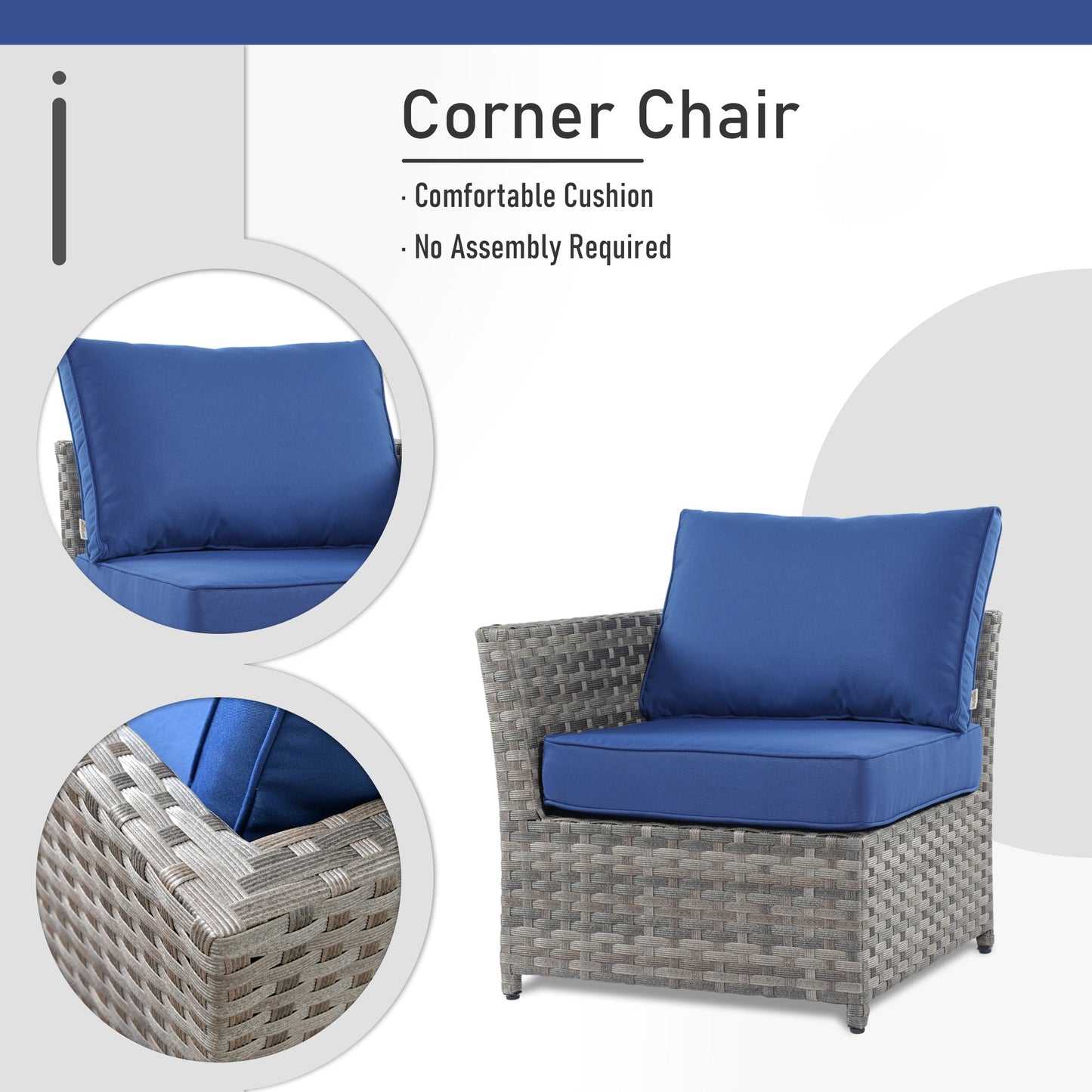 OVIOS Patio Furniture Set 10-Piece include 42"Rectangle Fire Pit Table&Swivel Chairs, Partially Assembled,BRS Series