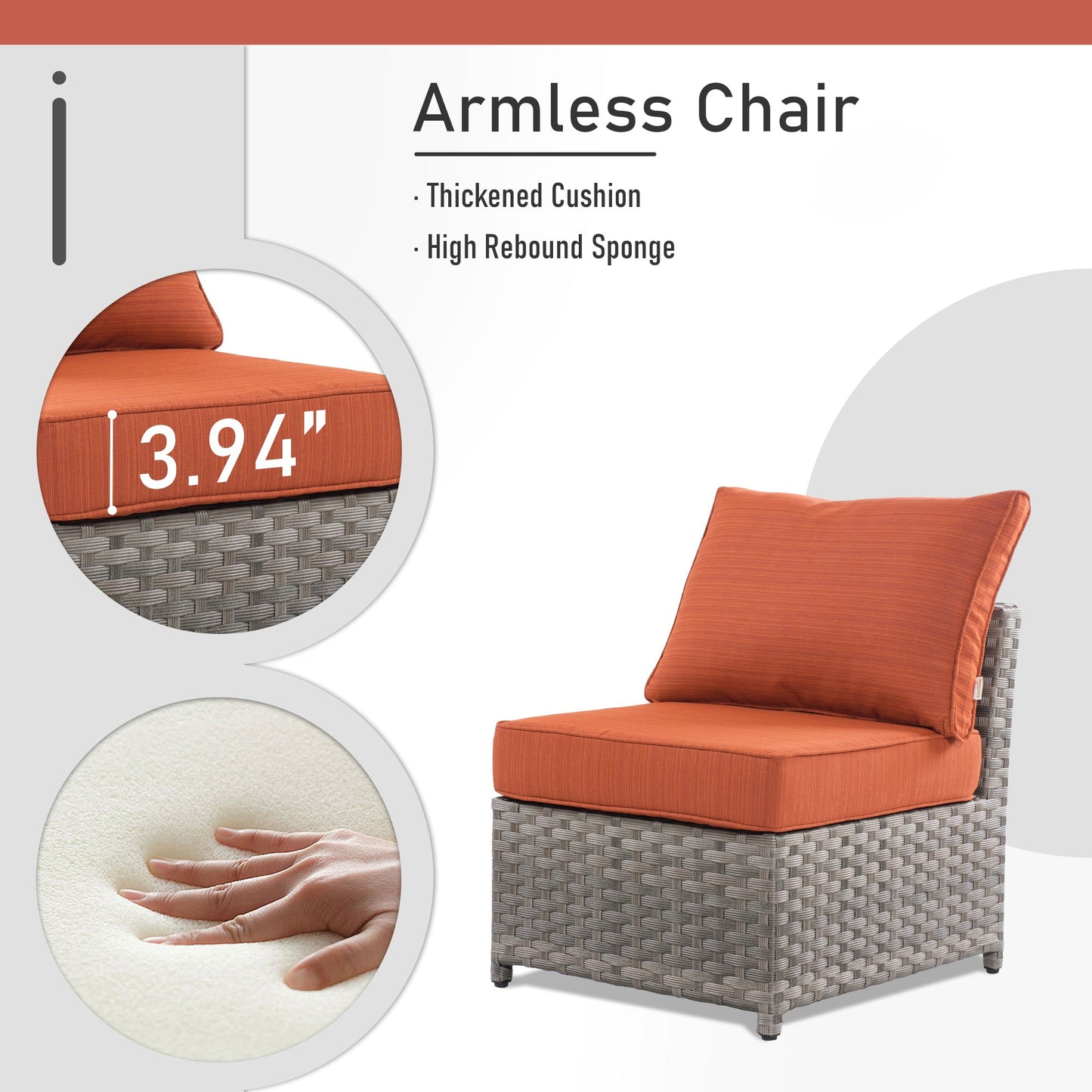 OVIOS Patio Furniture Set 10-Piece include 42"Rectangle Fire Pit Table&Swivel Chairs, Partially Assembled,BRS Series