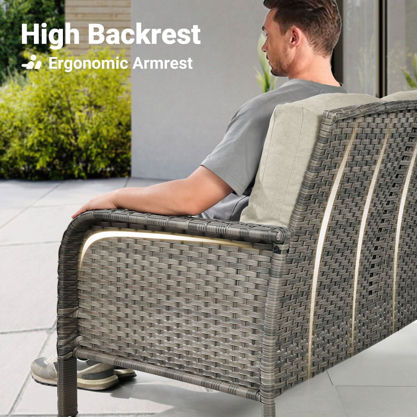 NDS Series - Outdoor Loveseat Set, 2-Piece
