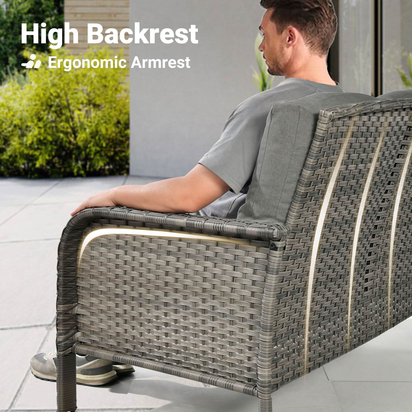 NDS Series - Outdoor Loveseat Set, 2-Piece