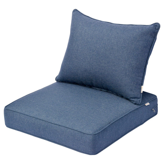 OVIOS Replacement Seat Back Cushions Set with Olefin Fabric and Zipper, 24'' x 24'', Not Suitable for Ovios Patio Furniture