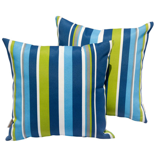 OVIOS 17'' x 17'' Waterproof Square Throw Pillow Cover & Insert (Set of 2)