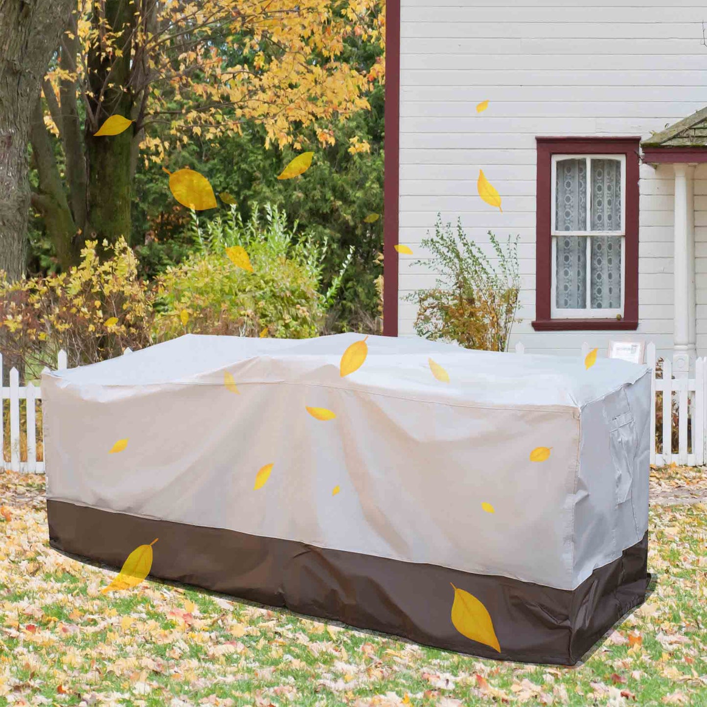 OVIOS Outdoor Sofa Cover Waterproof for GRS/DAR Series (Refer to the Dimension in Description)