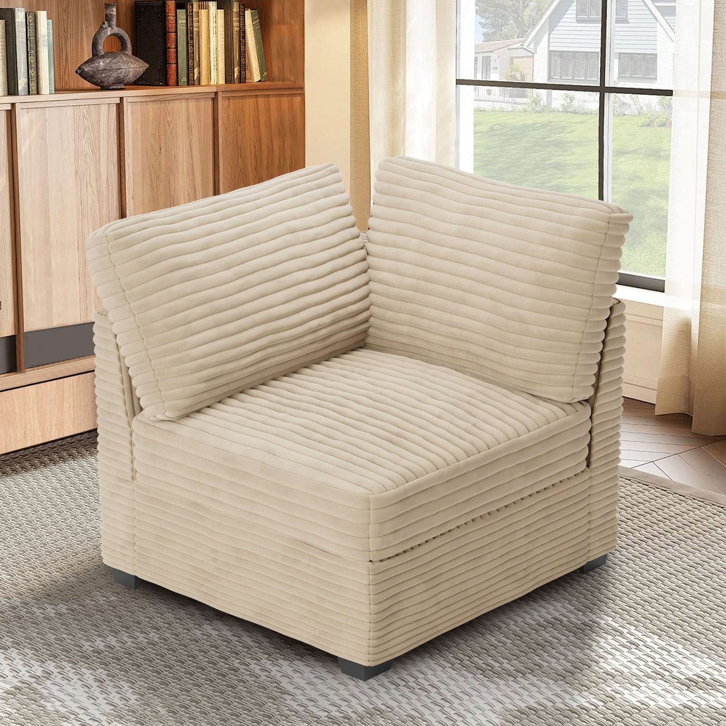 OVIOS Modular Sectional Sofa Couch with Oversized Chaise